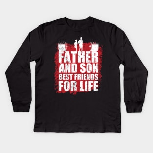 Father and Son Best Friend Kids Long Sleeve T-Shirt